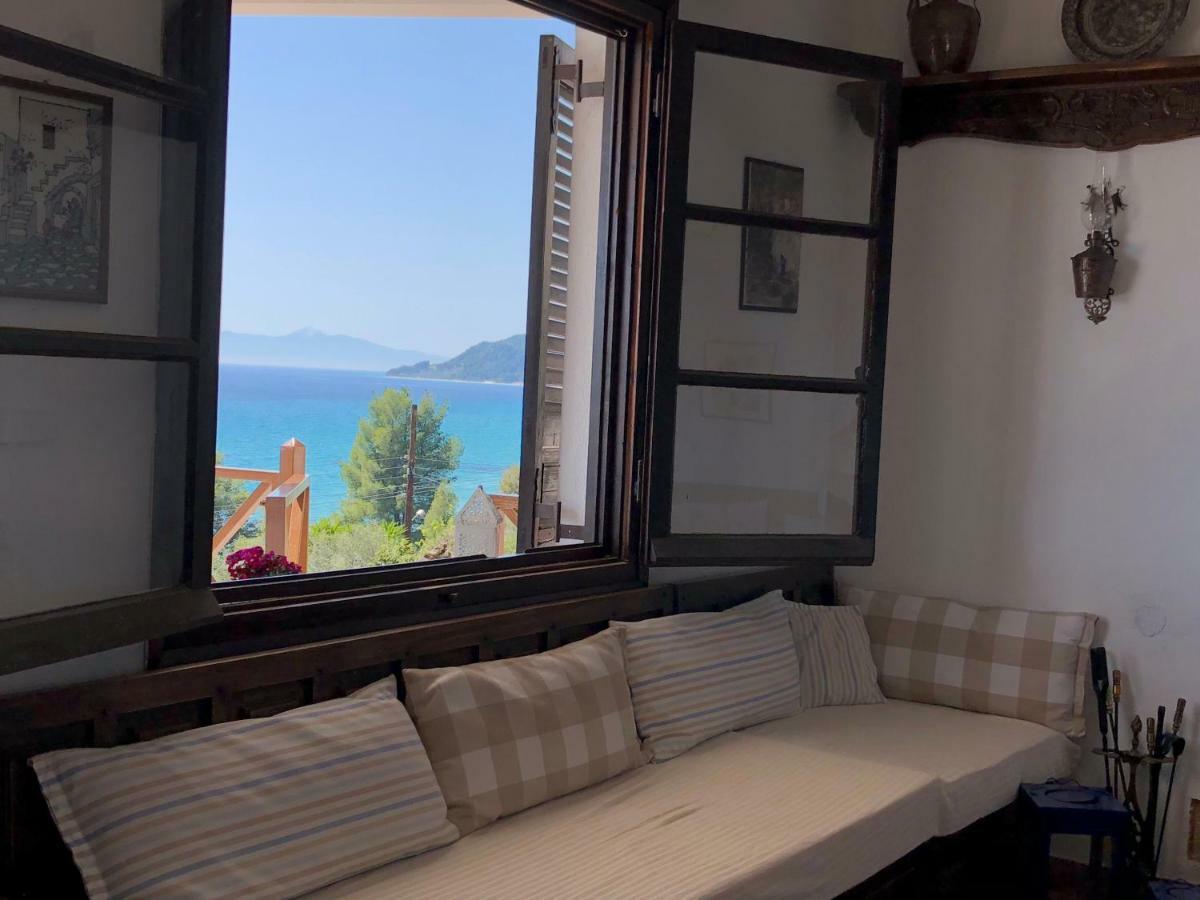Unique Sea View House Villa Kalandra Luaran gambar