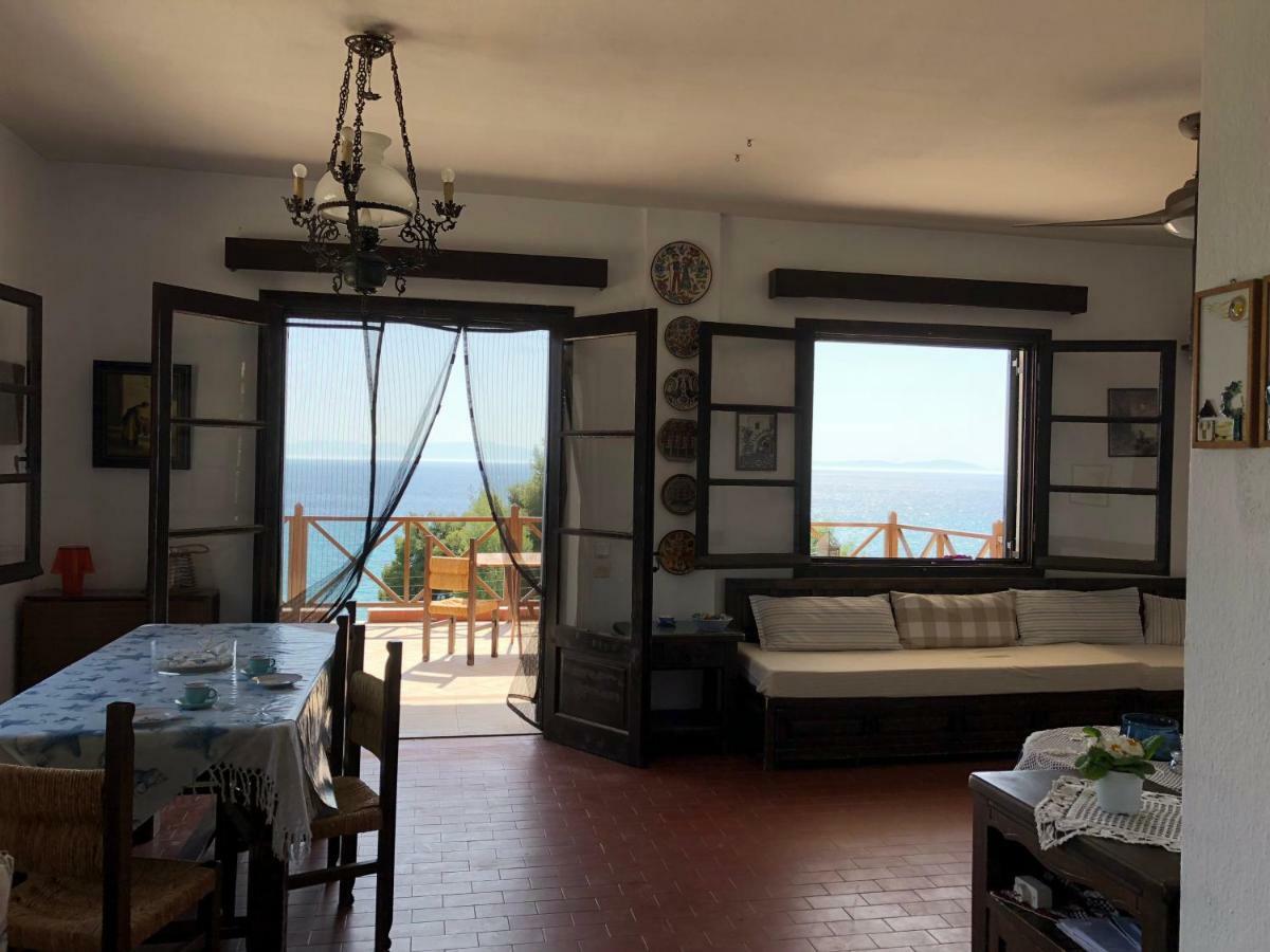 Unique Sea View House Villa Kalandra Luaran gambar