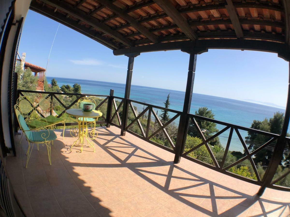 Unique Sea View House Villa Kalandra Luaran gambar