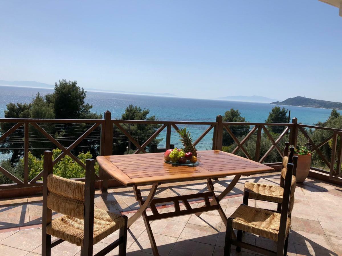 Unique Sea View House Villa Kalandra Luaran gambar